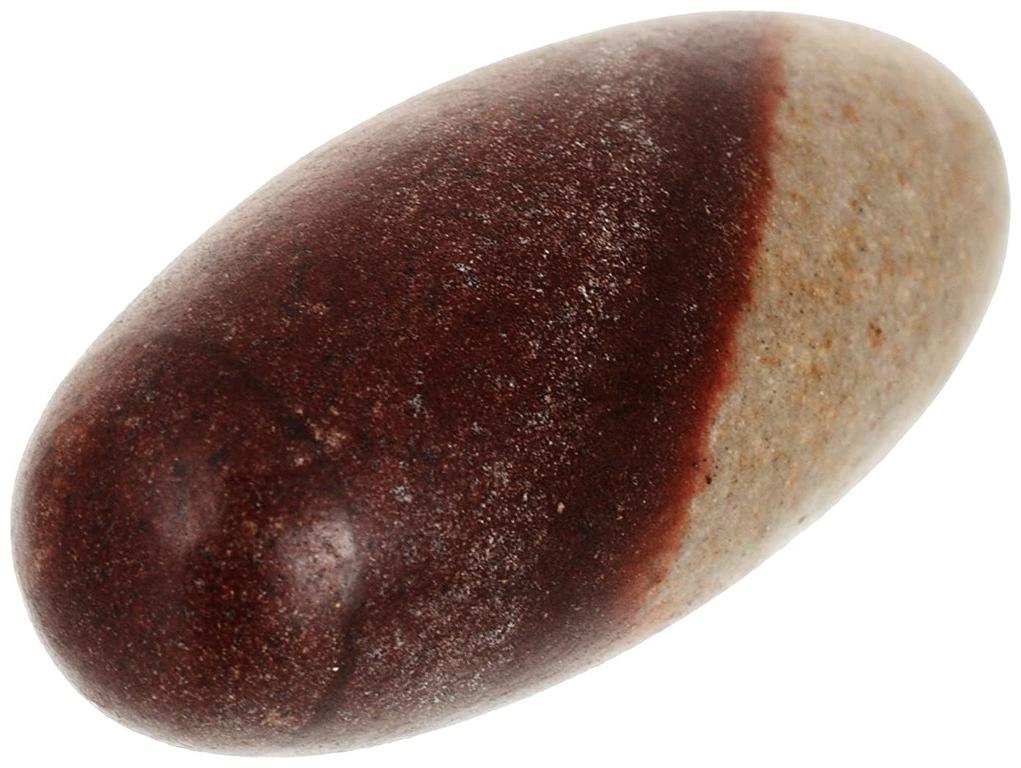 

Kesar Zems Stone Lord Narmadeshwar Shivling Idol For Worship (2 x 1 x 1 cm Brown)