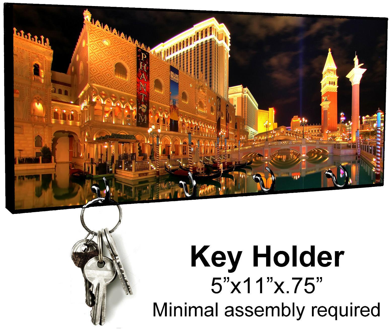 

KEY HANGER HOLDER RACK - LAS VEGAS SN6 Casino Gambling Nevada Sin City Venetian