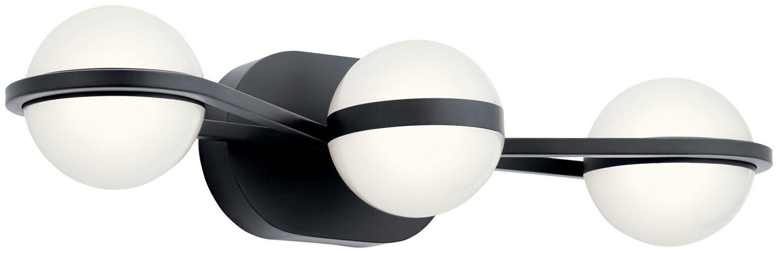 

Kichler 85092 Brettin 2 Light 24 W LED Bathroom Vanity Light - Black