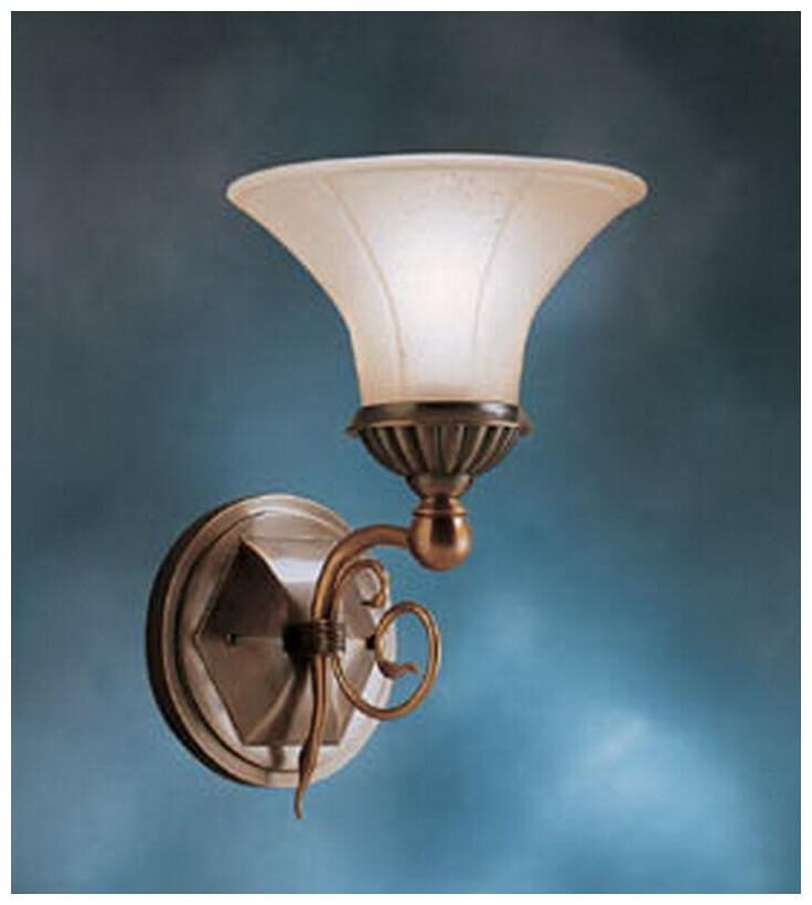 

Kichler Burnished Solid Antique Brass Wall Sconce
