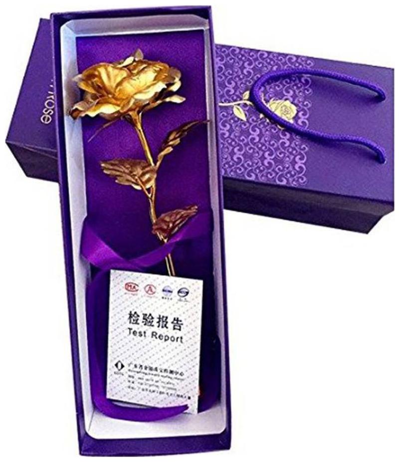 

Kids Mandi 24K Golden Rose 25 4 cm (10 inch) With Gift Box - Best Gift For Loves Ones Valentine s Day Mother s Day Anniversary Birthday