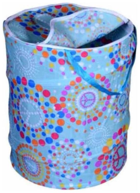 

Kids Mandi Polyester Assorted Laundry Basket ( Set of 1 )