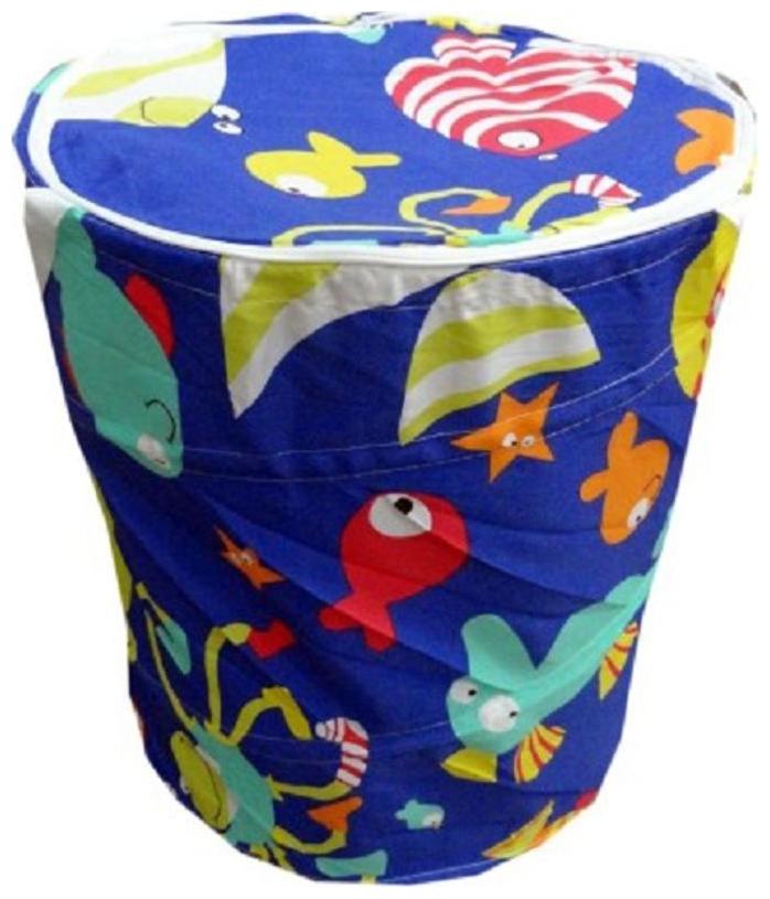 

Kids Mandi Polyester Assorted Laundry Basket ( Set of 1 )
