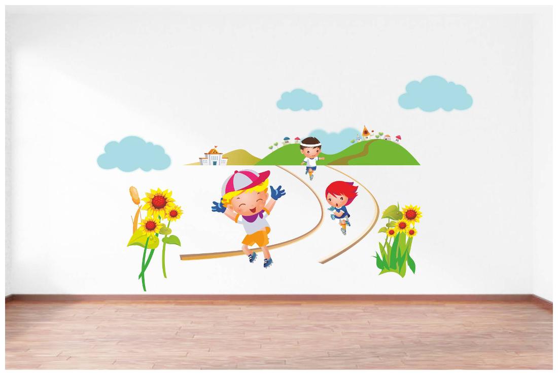

Rawpockets Wall Stickers Kids Marathon - Kids Room