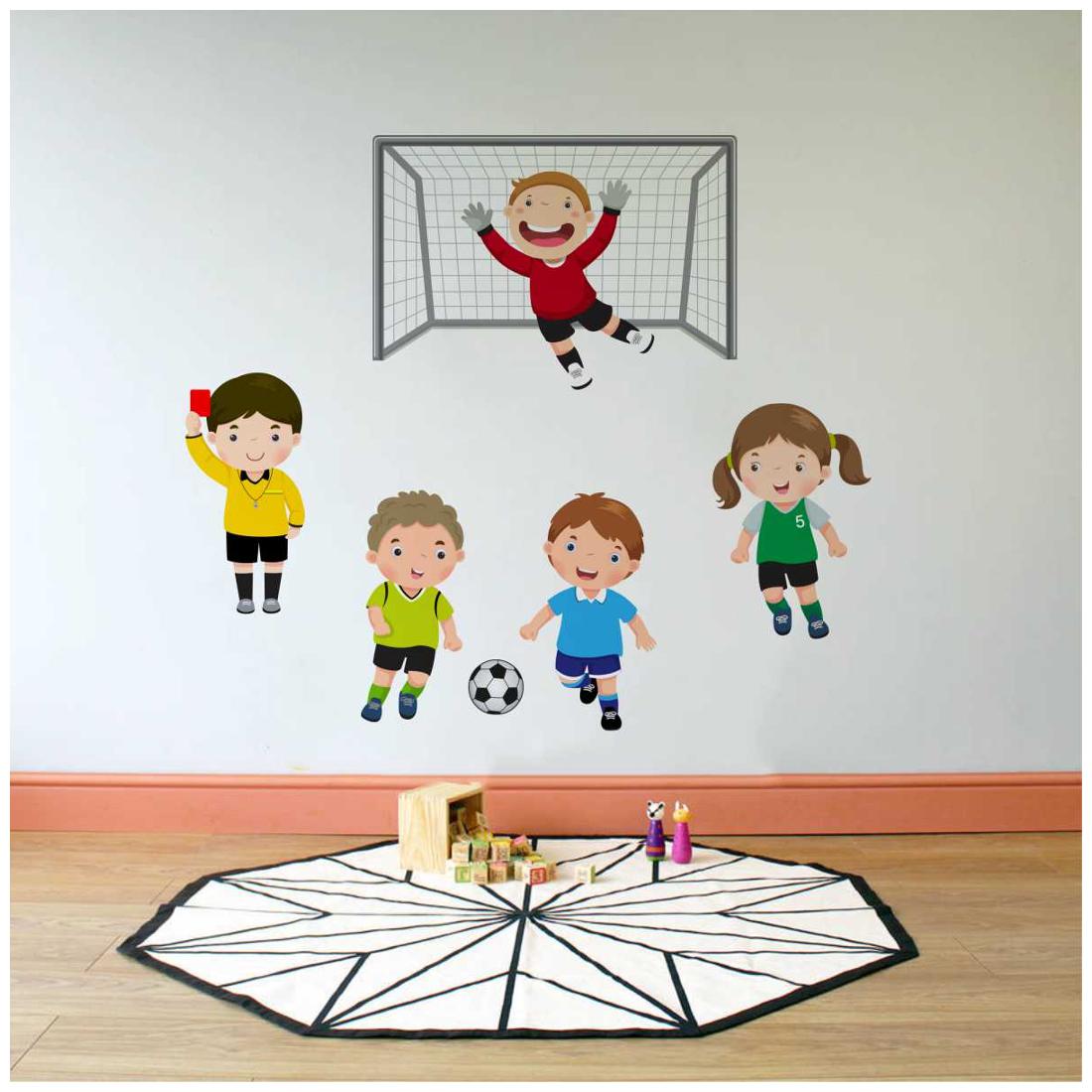 

Kids Play Football Wall Sticker