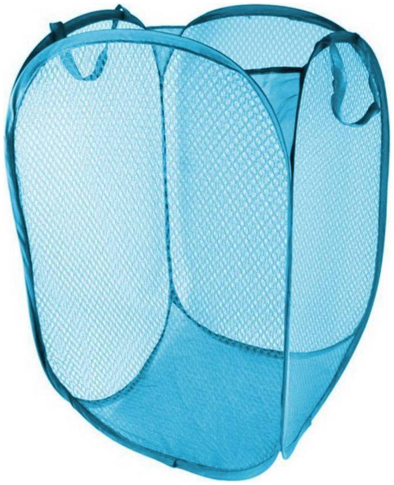 

KIHOME Nylon Blue Laundry Basket ( Set of 1 )