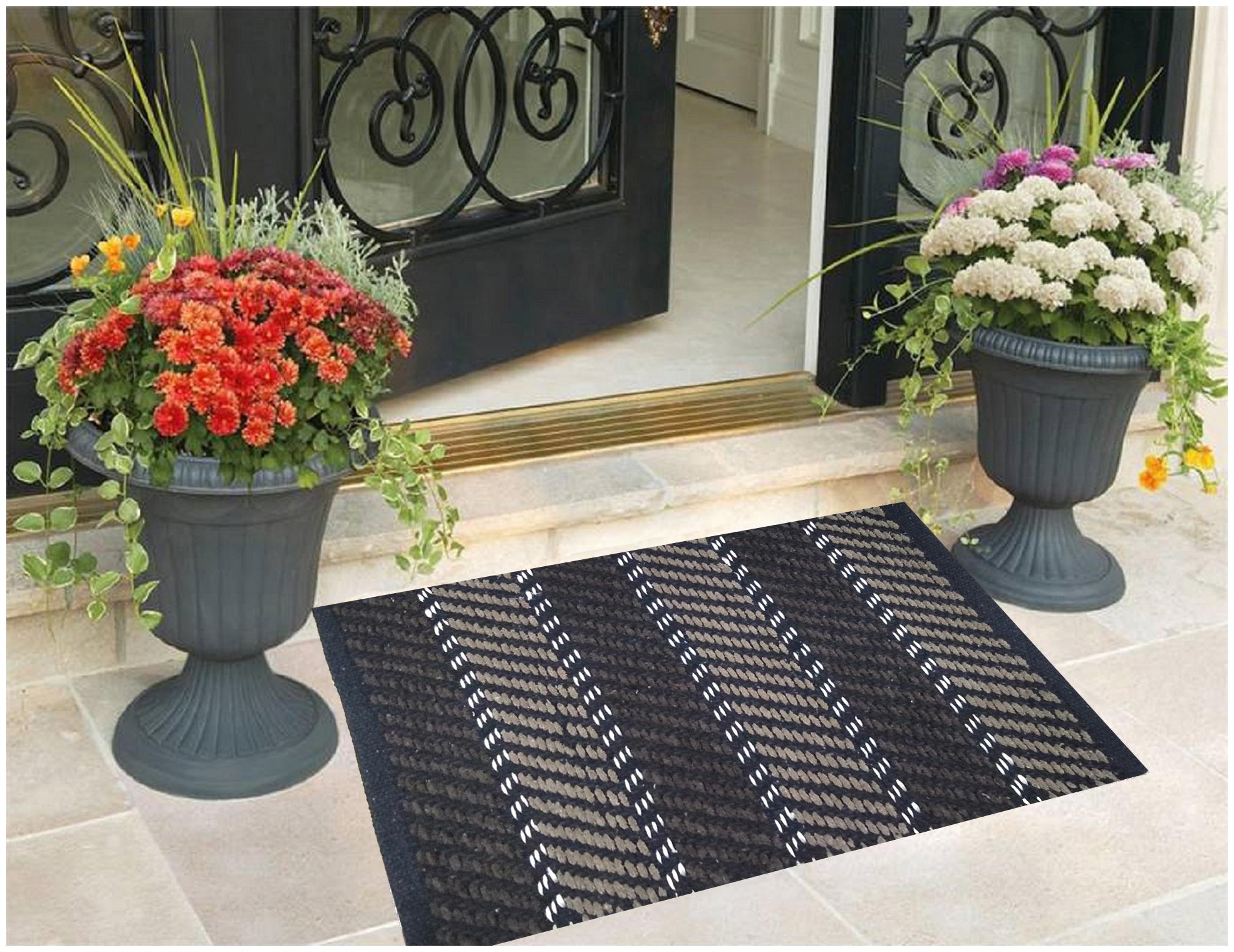 

KIHOME Stylish Printed Cotton Beautiful Colors Bath Rug For Bathroom Bedroom