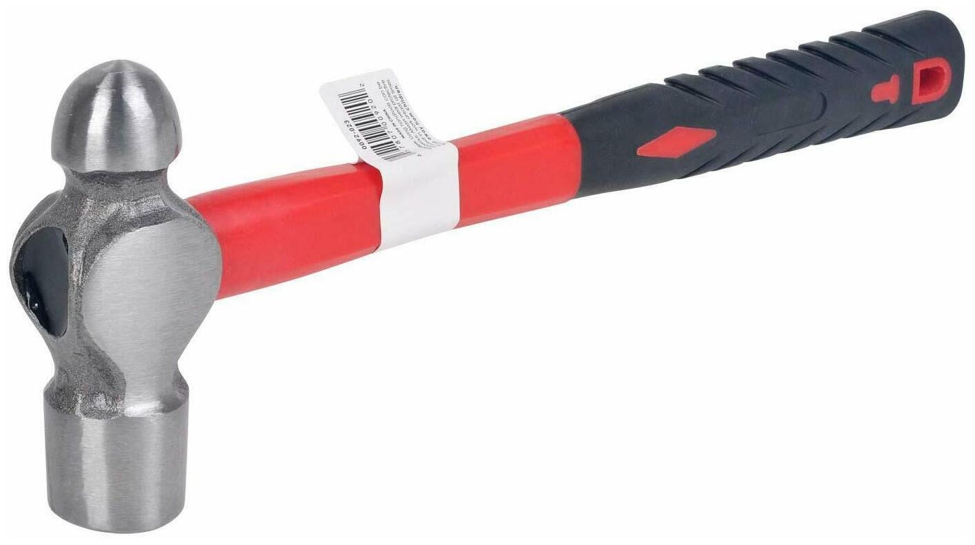 

King 48-Ounce Jacketed Fiberglass Ball Pein Hammer Rubber Grip