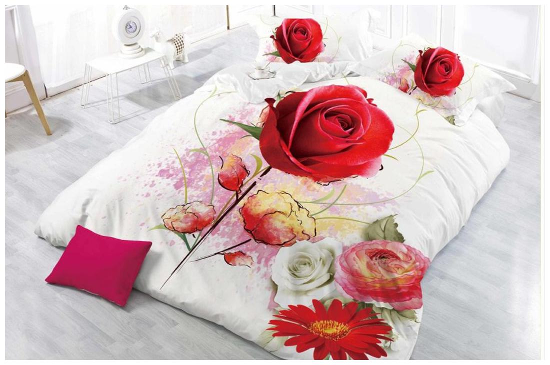 

Gifty Cotton Floral King Size Bedsheet 104 TC ( 1 Bedsheet With 2 Pillow Covers Multi )