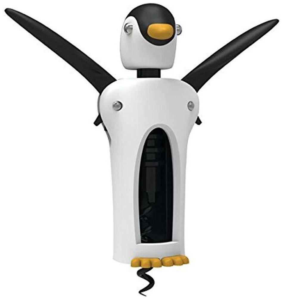 

Kingsley South Pole Penguin Soft Touch Winged Wine Opener Corkscrew By TrueZoo