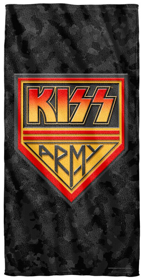 

KISS Army Licensed Beach Towel 60in by 30in