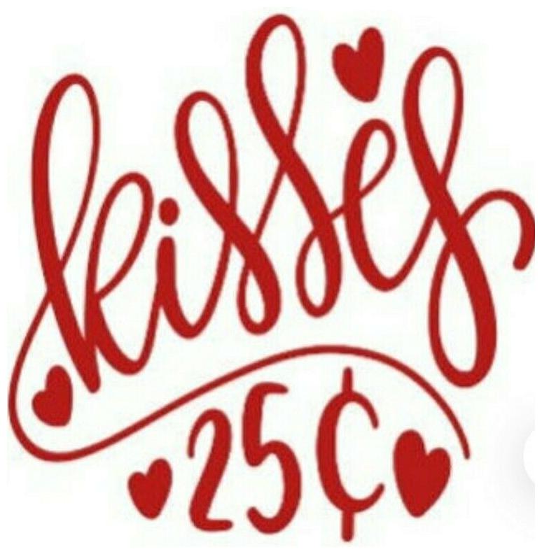 

Kisses 25 cents Yeti Decal Die Cut Vinyl Car Decal Sticker For Car Window