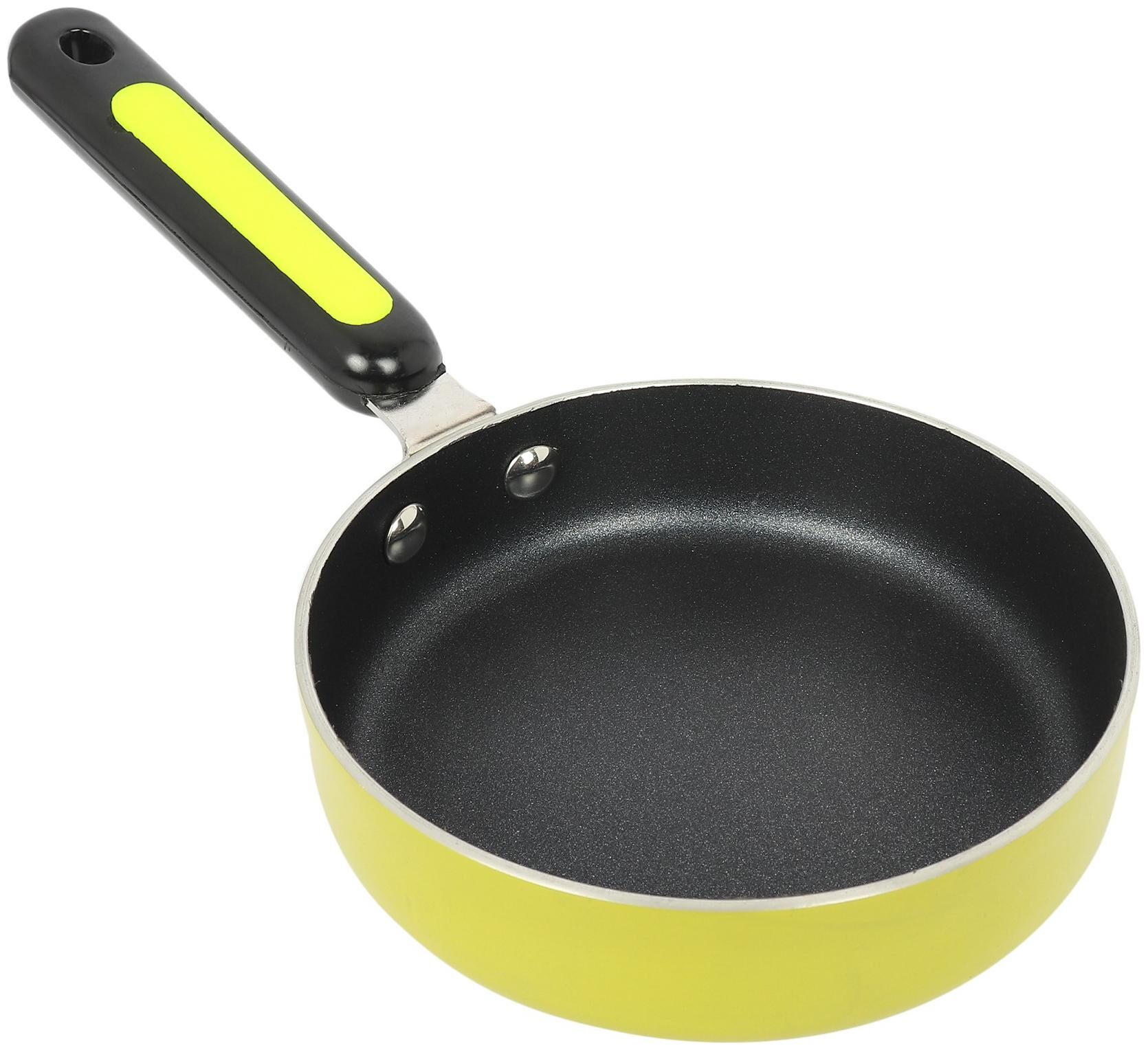 Kitchen Chef Flat Pan 14 cm diameter Aluminium Non stick Induction Bottom