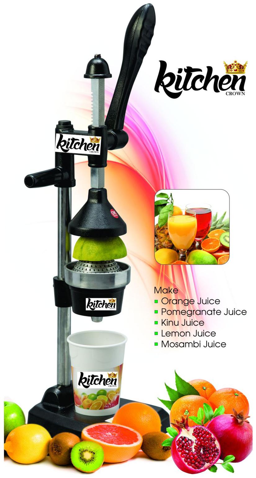 

Kitchen Crown Hand Press Juicer ( Black )