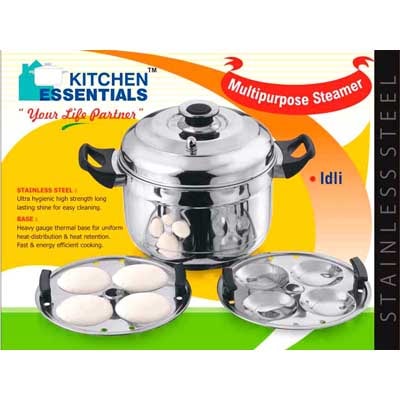 

Kitchen Essentials Induction Royal Idli Steamer Pressure Cooker -5 pcs