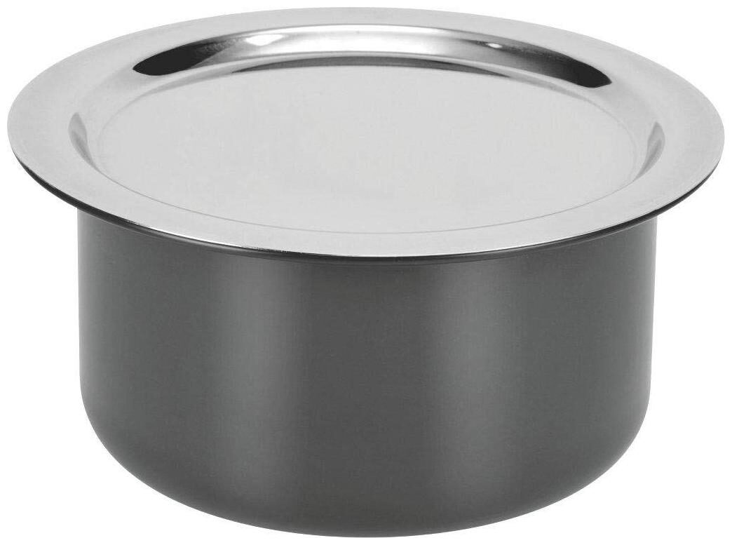 

Kitchen Essentials Patila Tope Container Induction Steel Lid 1 8 L
