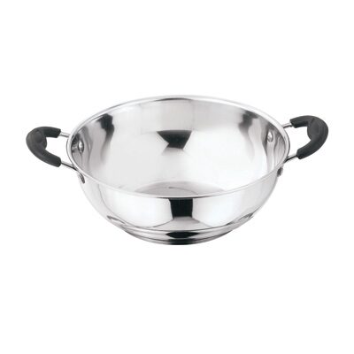 

Kitchen Essentials Stainless Steel Induction Kadhai Cookware -3 Litre