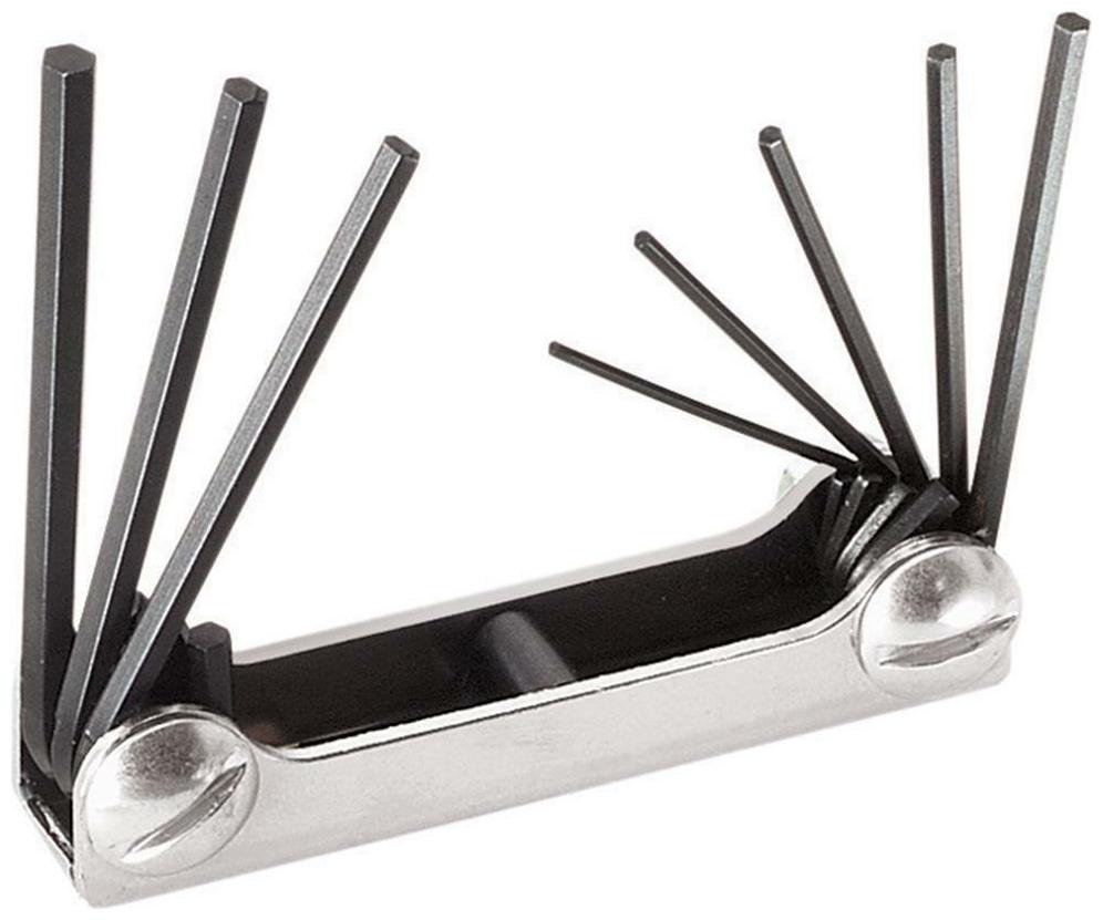 

Klein Tools 70581 Eight Key Inch Folding Hex key Set