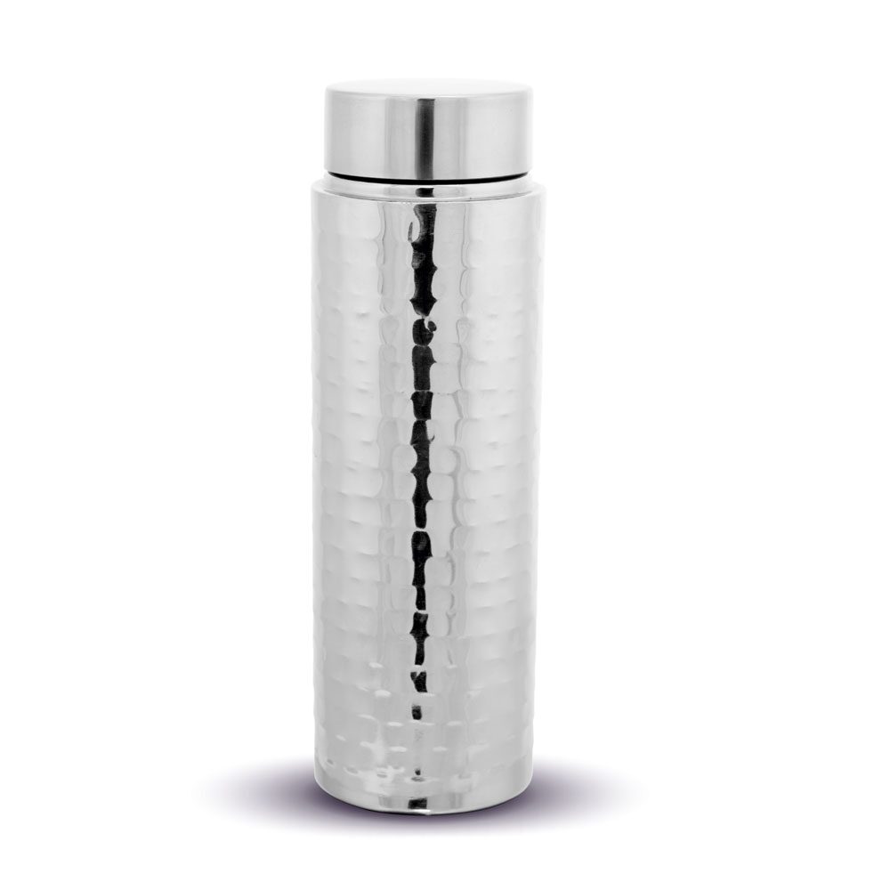 

Kloud 9 Stainless Steel Silver Water Bottle ( 650 ml Set of 1 )