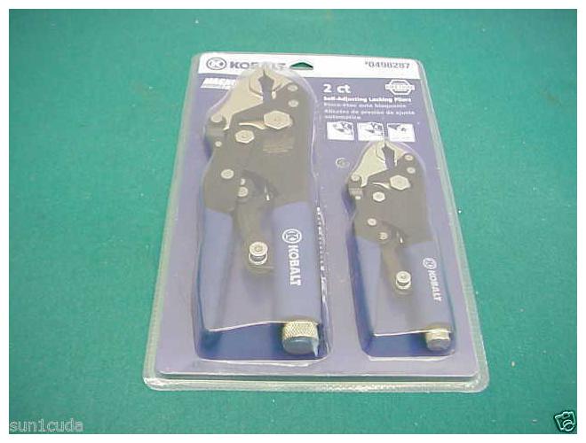 

kobalt 2 9 inch 6 inch locking pliers never used