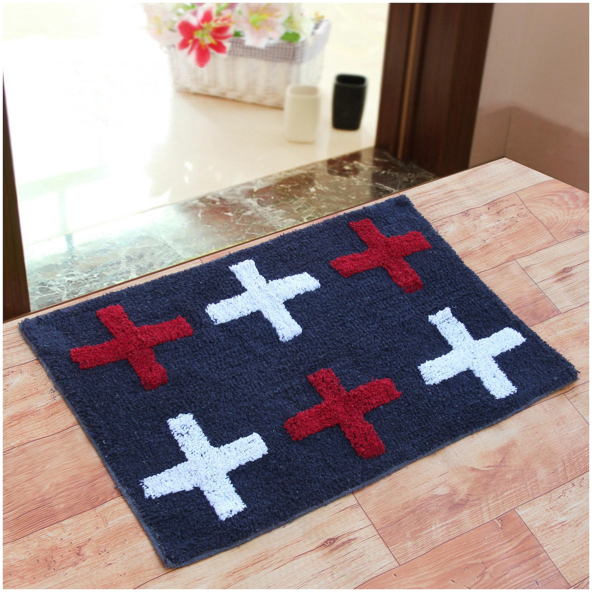 

Kohinoor Premium Soft Cotton Bath Mat Set Of 1