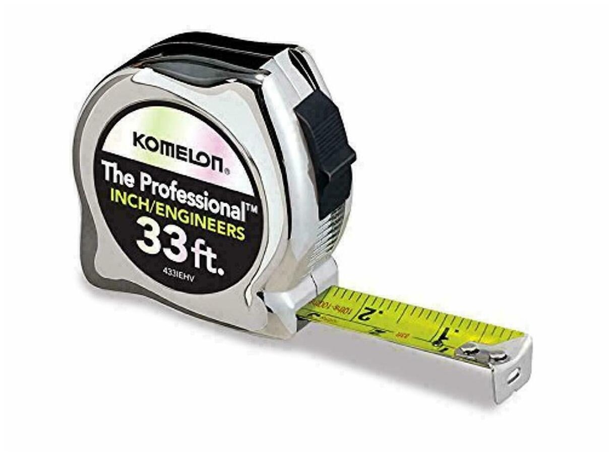

Komelon 433IEHV High-Visibility Professional Tape Measure both Inch and Engineer