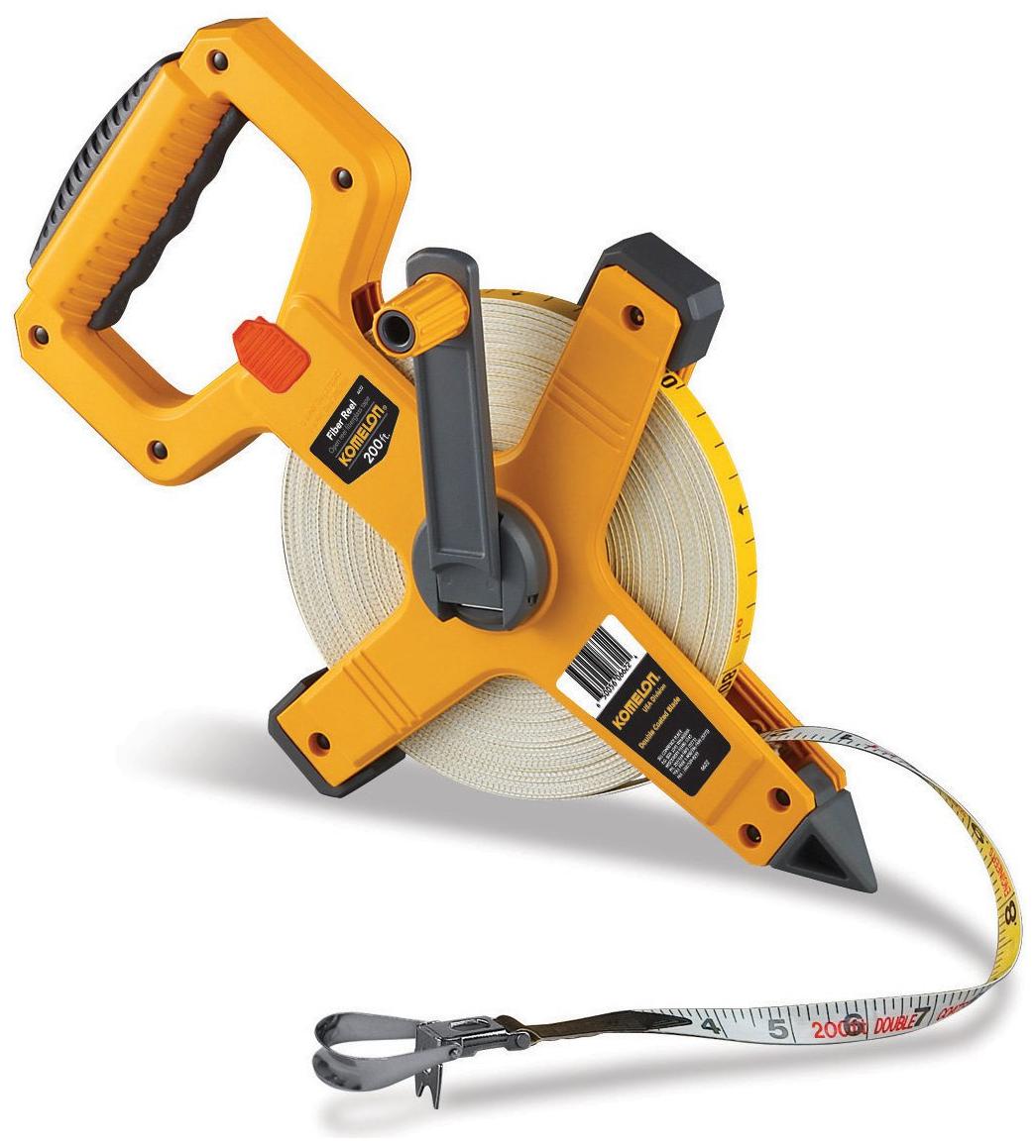 

Komelon 6622 Open Reel Fiberglass Tape Measure 200-Feet