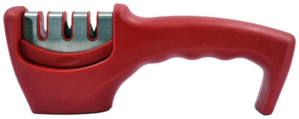 

Kookee Cookstyle Kitchen Knife Sharpening Tool For 3 Slot With Removable Head Grinder Red