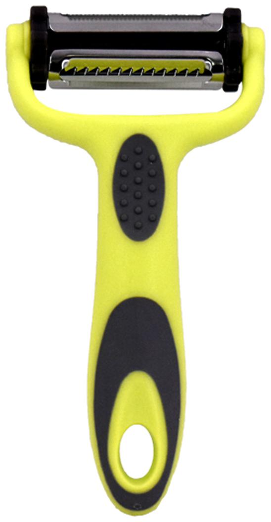 

Kookee Cookstyle Fruit Vegetable Peeler 3in1 Multi Function Rotational Stainless Steel Blade - Green