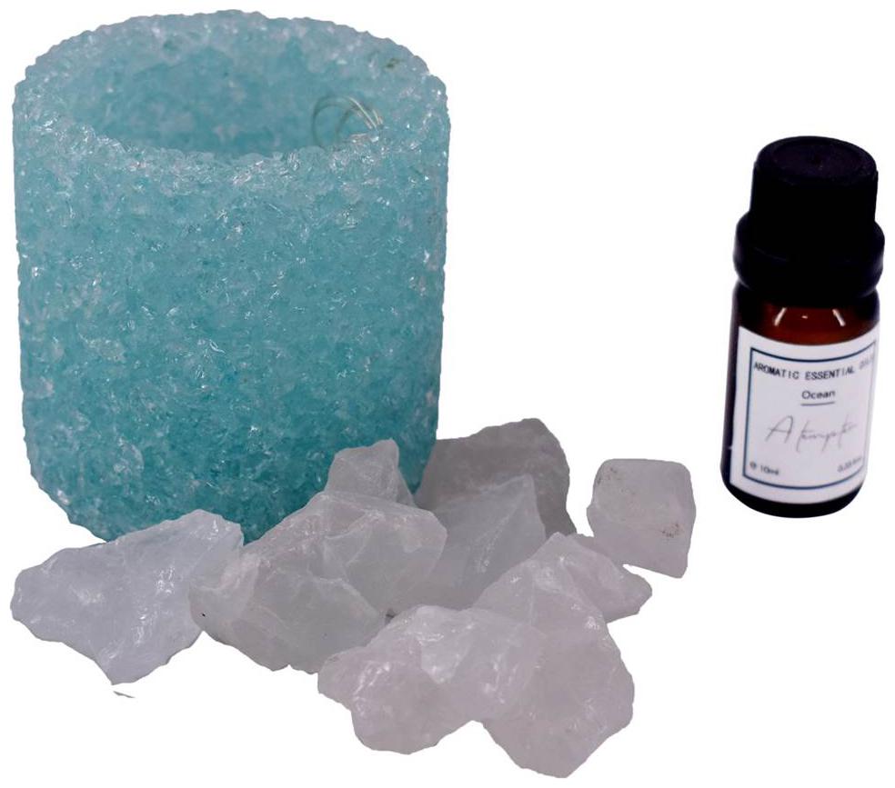 

Kookee Natural Crystal Aromatherapy Essential Oil with Electric Diffuser Blue
