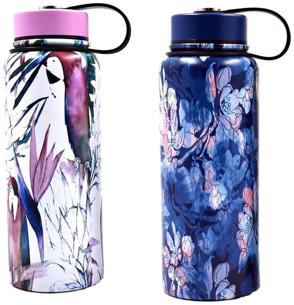 

Kookee Stainless Steel Multi Water Bottle ( 900 ml Set of 2 )