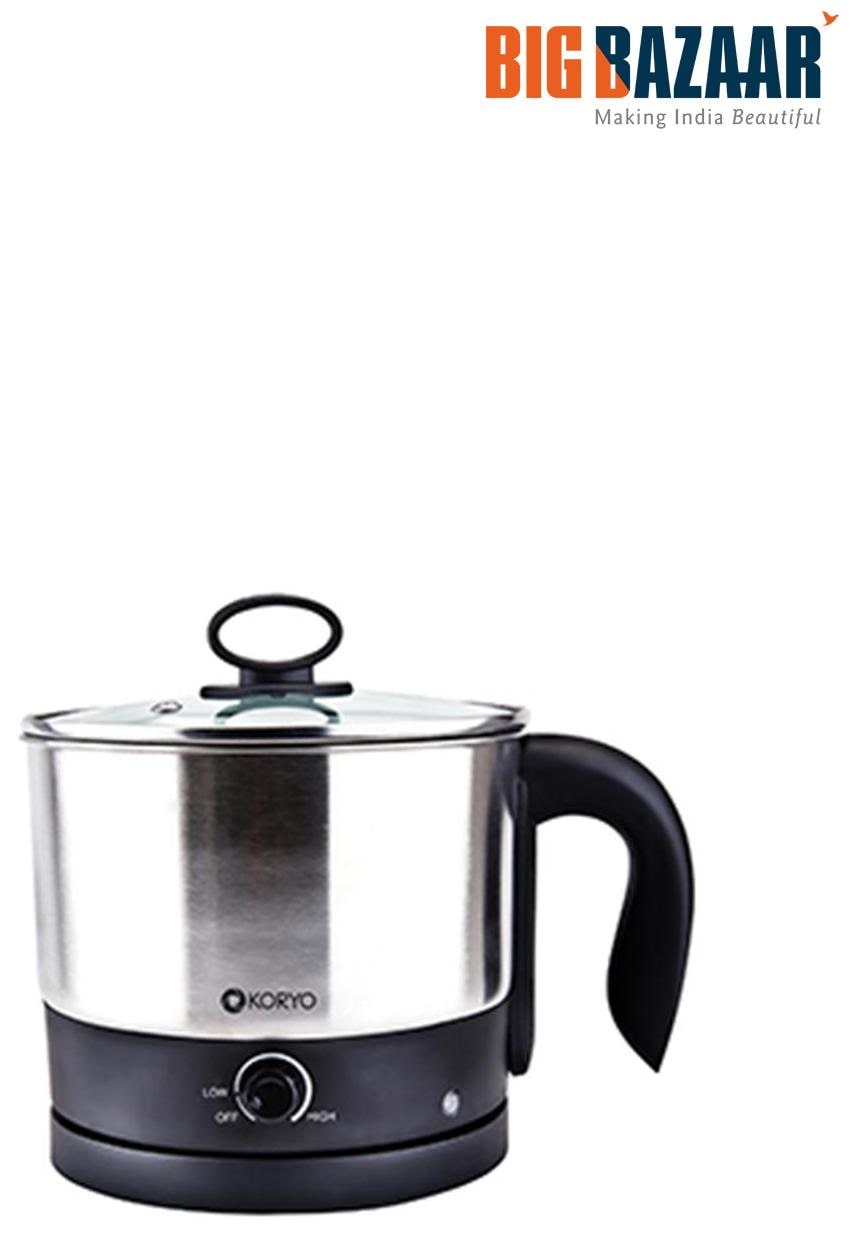 Koryo By Big Bazaar KEK 1512MP 1.2 L Electric Kettle Black