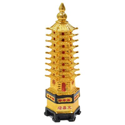 

Kraft Village Gold Resin Feng Shui Education Tower
