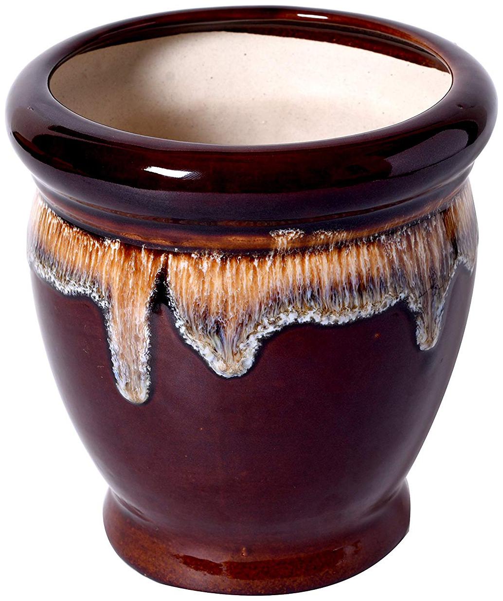 

Kraftmania Indoor and Outdoor Ceramic Flower Pot for Home Office Decoration
