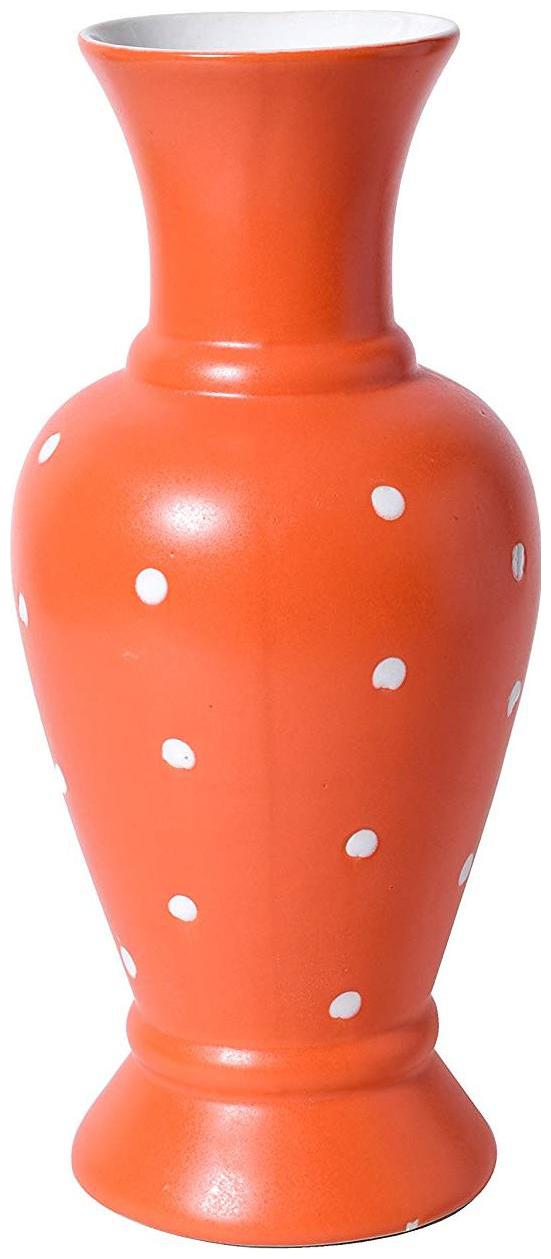 

Kraftmania Orange Ceramic Flower Pots Vases
