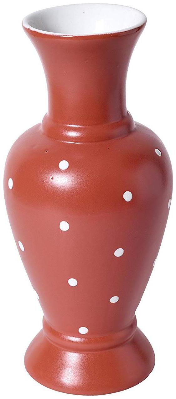 

Kraftmania Red Ceramic Flower Pots Vases