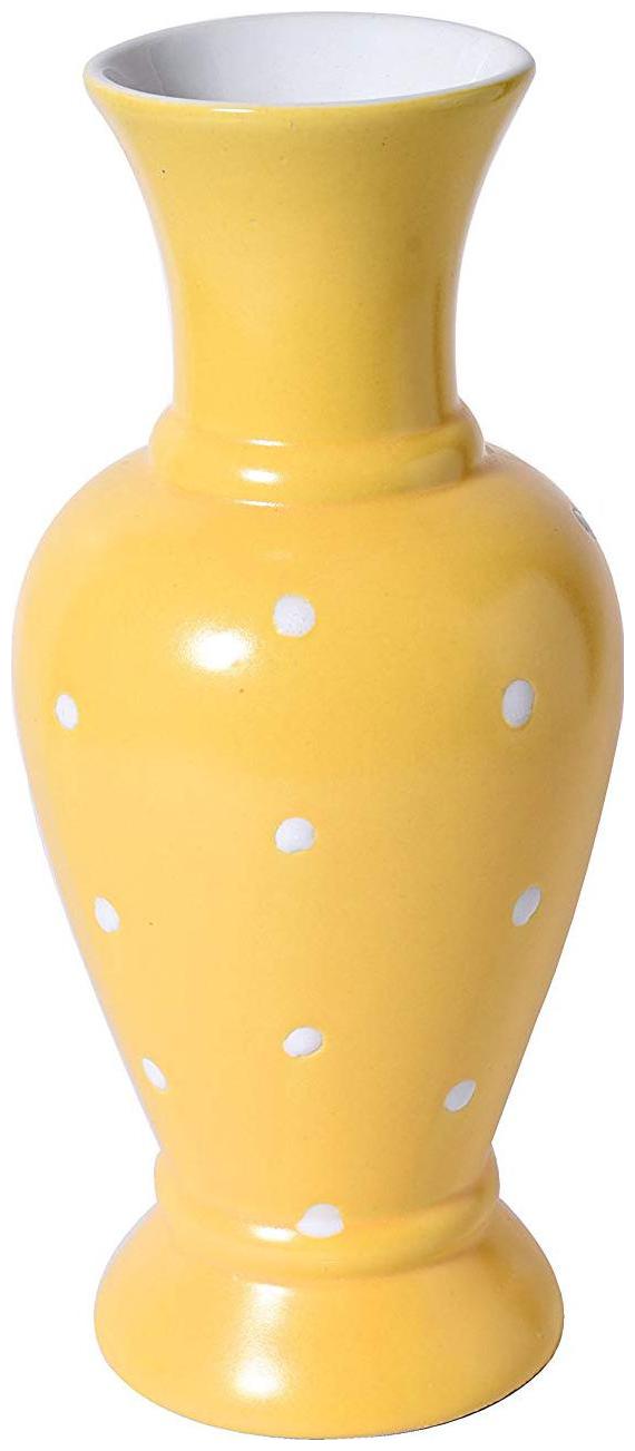 

Kraftmania Yellow Ceramic Flower Pots Vases