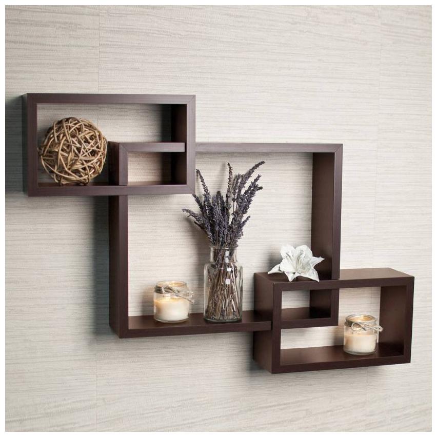 

KraftStics Wooden Attach Wall Shelf ( Number Of Shelf 3 Brown)