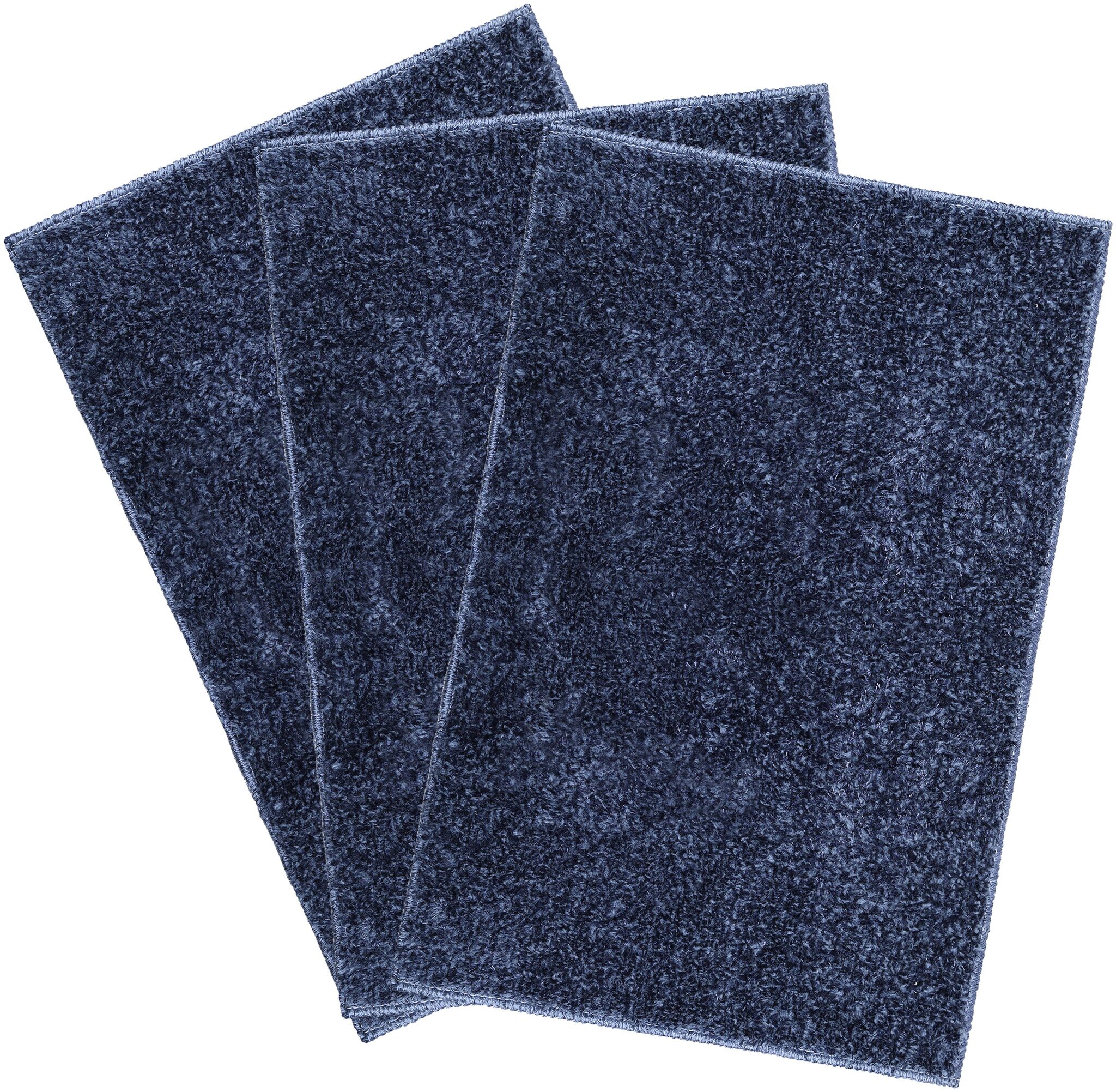 

Krazy Decor Microfiber Shaggy Velvet Super Smooth Anti-Skid Rubber Back Door Mat Rug for Home Pack of 3