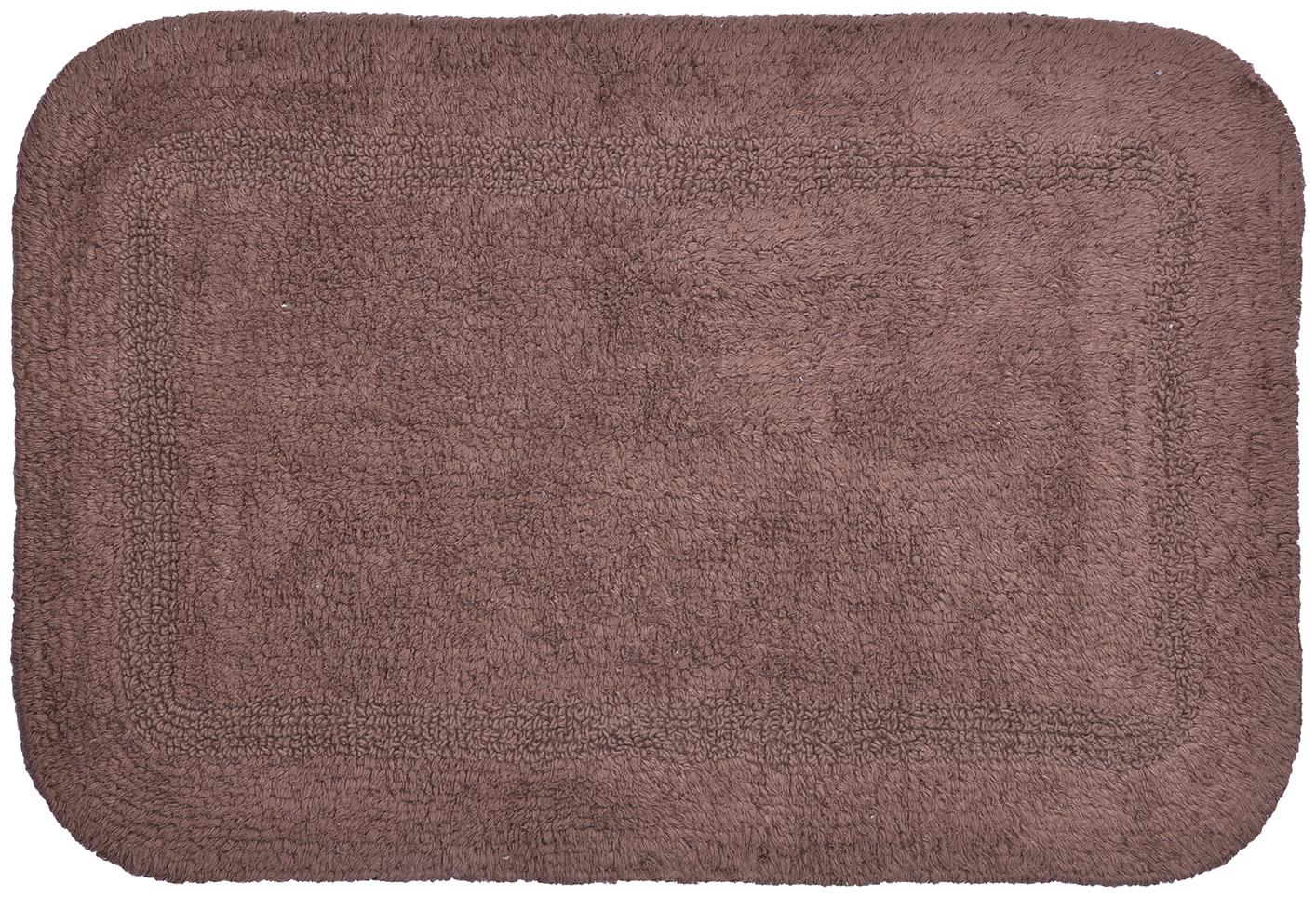 

Kridhay Natura Life Reversible Bathmat 100 Machine Washable Soft bathmat (50X80 cm Chocolate)