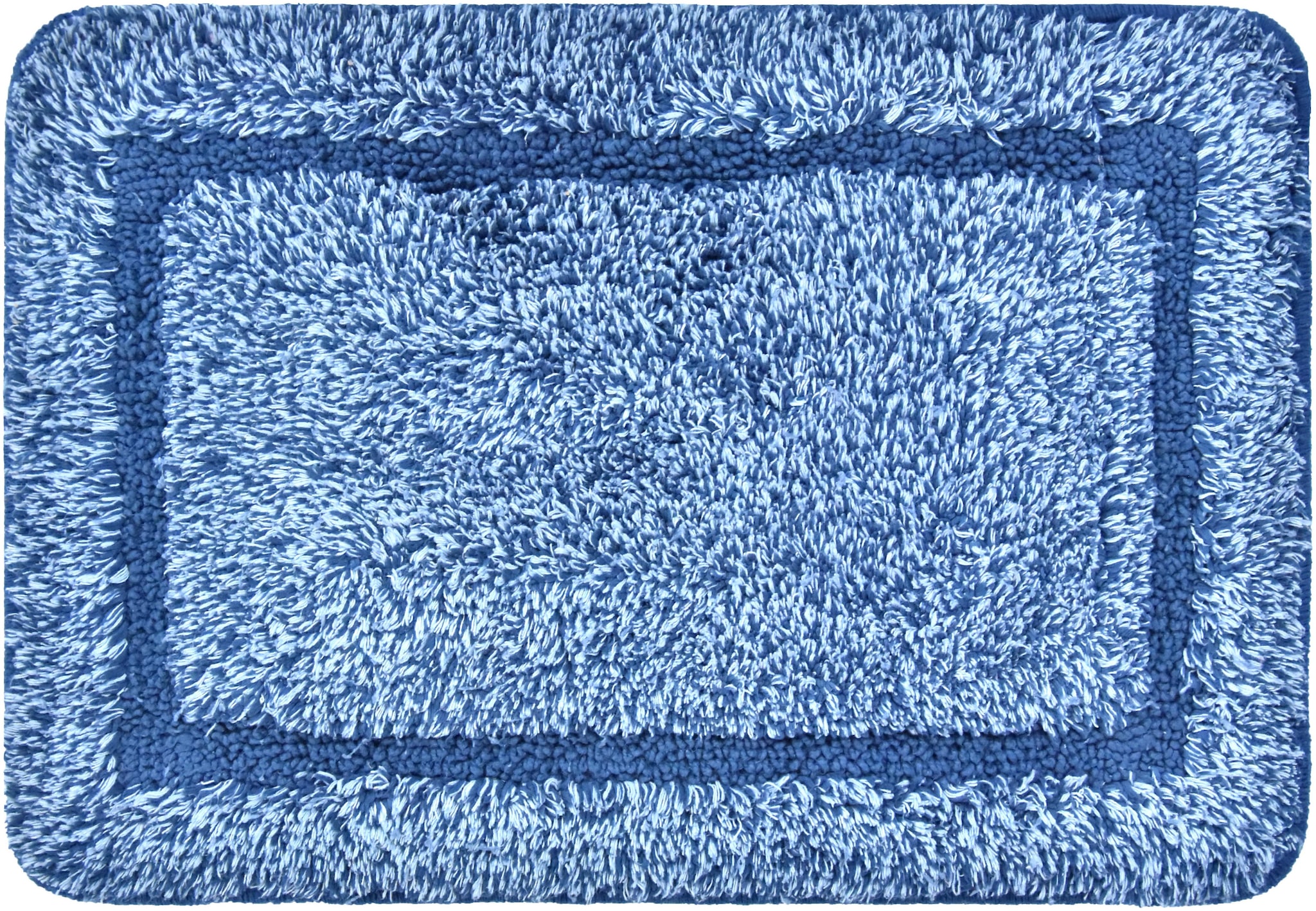 

Kridhay Natura Life Poly Mix Bathmat 100 Machine Washable Super Soft and with Anti Slip Back (40 X 60 cm Navy)