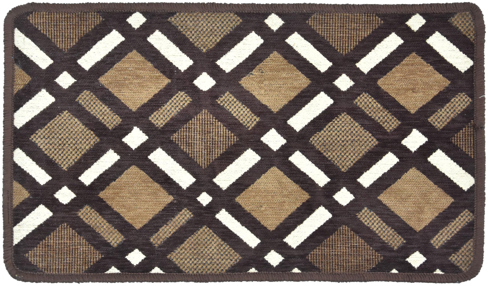 

Kridhay Natura Life Designer Door Mat with Anti Skid Backing (40X60 cms Brown)