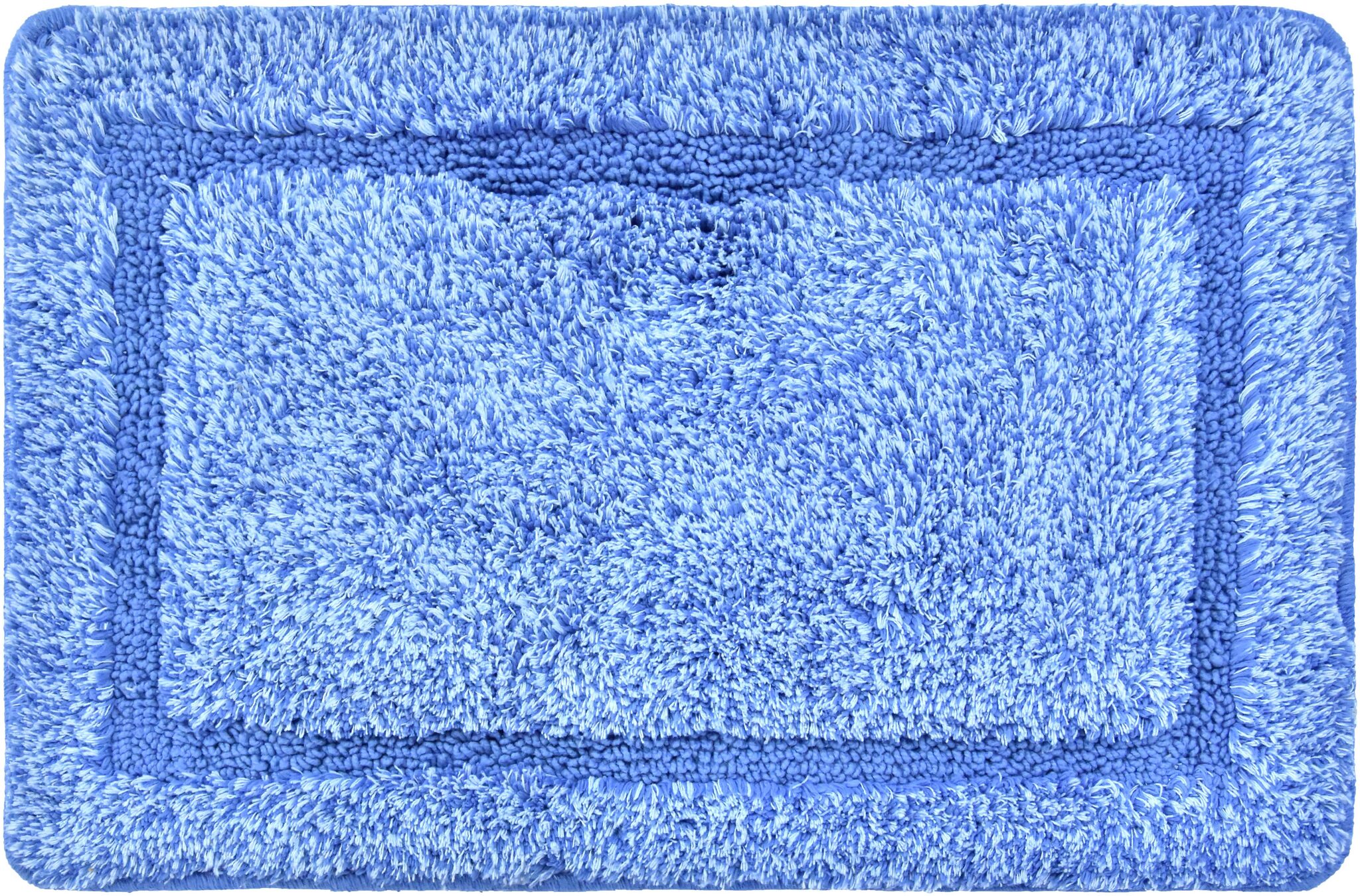 

Kridhay Natura Life Poly Mix Bathmat 100 Machine Washable Super Soft and with Anti Slip Back (40 X 60 cm Royal Blue)