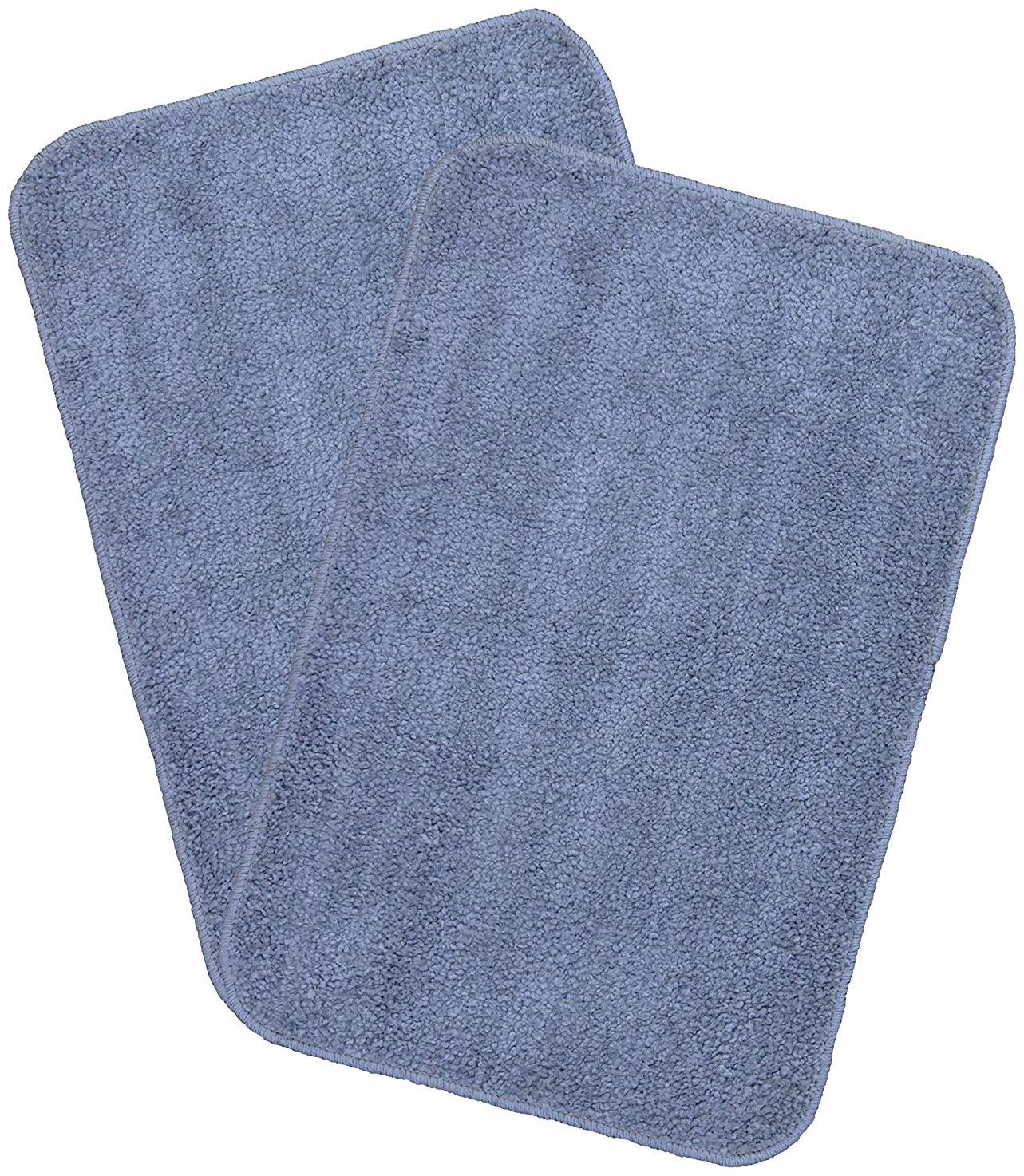 

Kridhay Natura Life Micro Fiber Bathmat Set 100 Machine Washable and Super Soft bathmat (40 X 60 Cms Set of 2 pcs Grey)