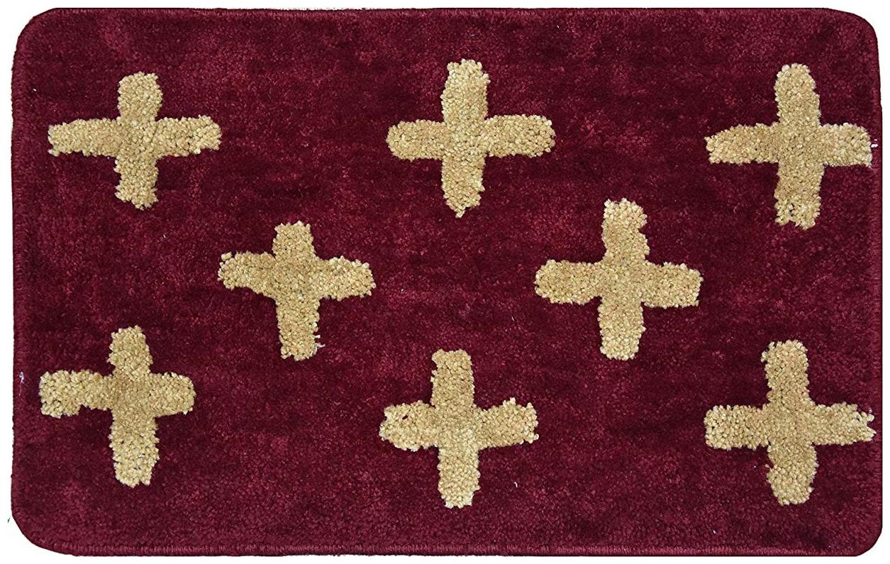 

Kridhay Natura Life Premium Quality Micro Fiber Bathmat Anti-Skid and Super Soft bathmat (40X60 Cms Maroon)