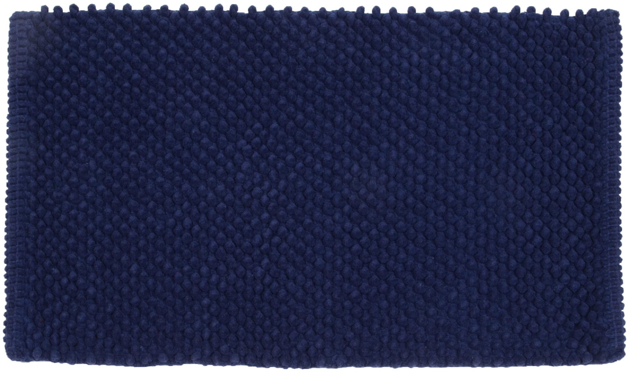 

Kridhay Natura Life Popcorn 100 Machine Washable Soft and Anti-Skid bathmat (Navy)