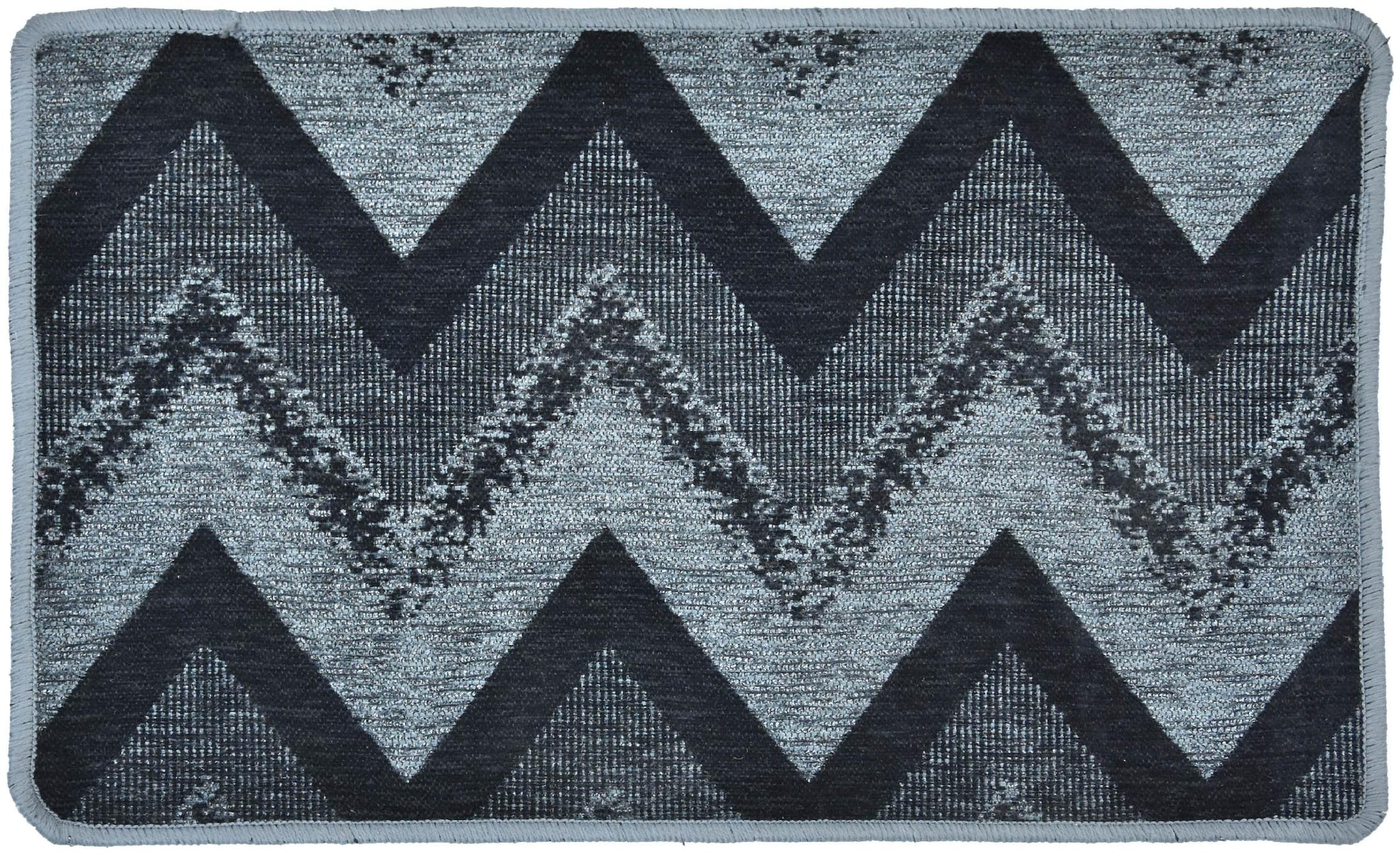 

Kridhay Natura Life Designer Door Mat with Anti Skid Backing (40X60 cms Black)