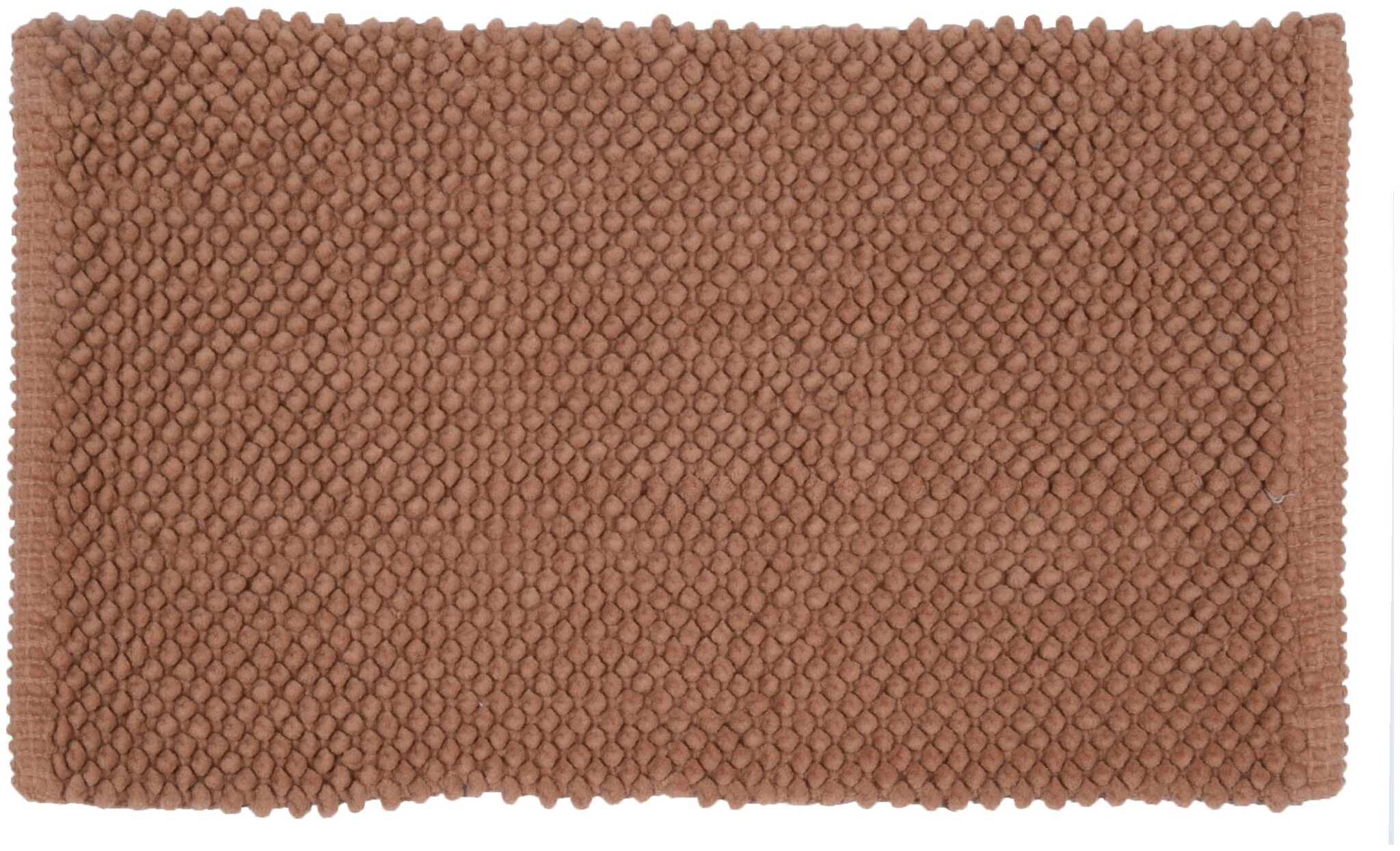

Kridhay Natura Life Popcorn 100 Machine Washable Soft and Anti-Skid bathmat (Brown)