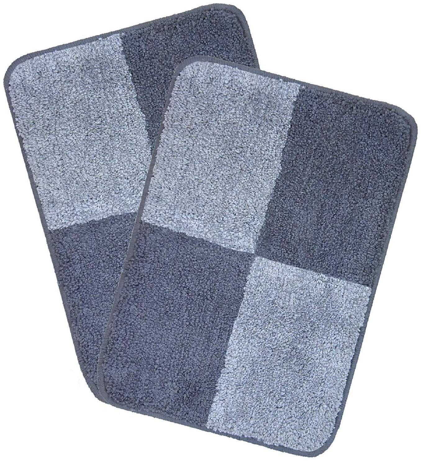 

Kridhay Natura Life Micro Patch Bathmat 100 Machine Washable Super Soft Quality Bathmat (Charcoal)
