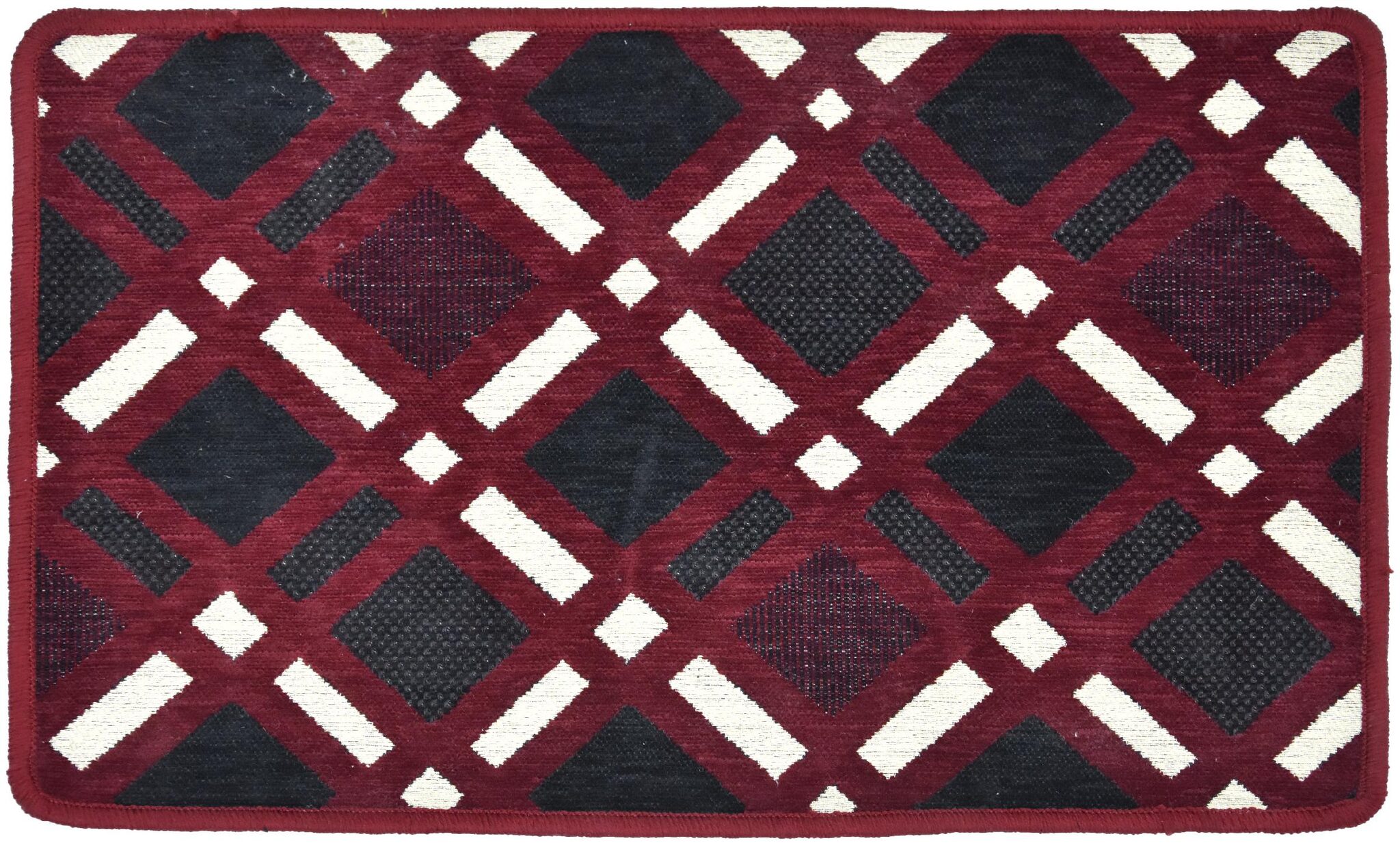 

Kridhay Natura Life Designer Door Mat with Anti Skid Backing (40X60 cms Maroon)